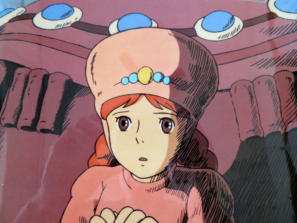 Hayao Miyazaki Cel de animação original de reprodução do Studio Ghibli, edição limitada - With Original Background Nausicaä of the Valley of the Wind #1.0