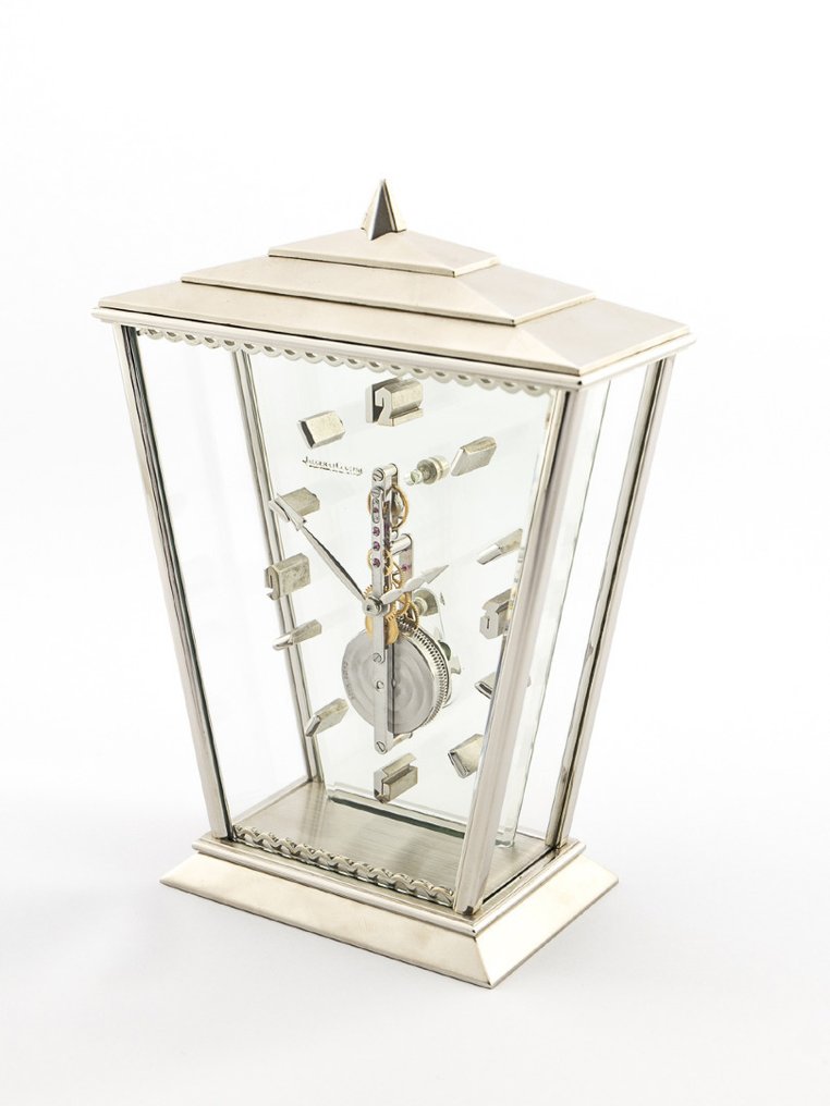 Table clock - Jaeger-LeCoultre - Nickel-plated brass - 1960-1970 #1.0
