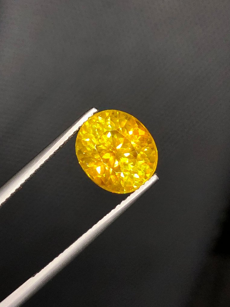 没有保留价 - 1 pcs 黄色 闪锌矿 - 5.73 ct - 国际有色宝石协会(ICA GemLab) #1.0