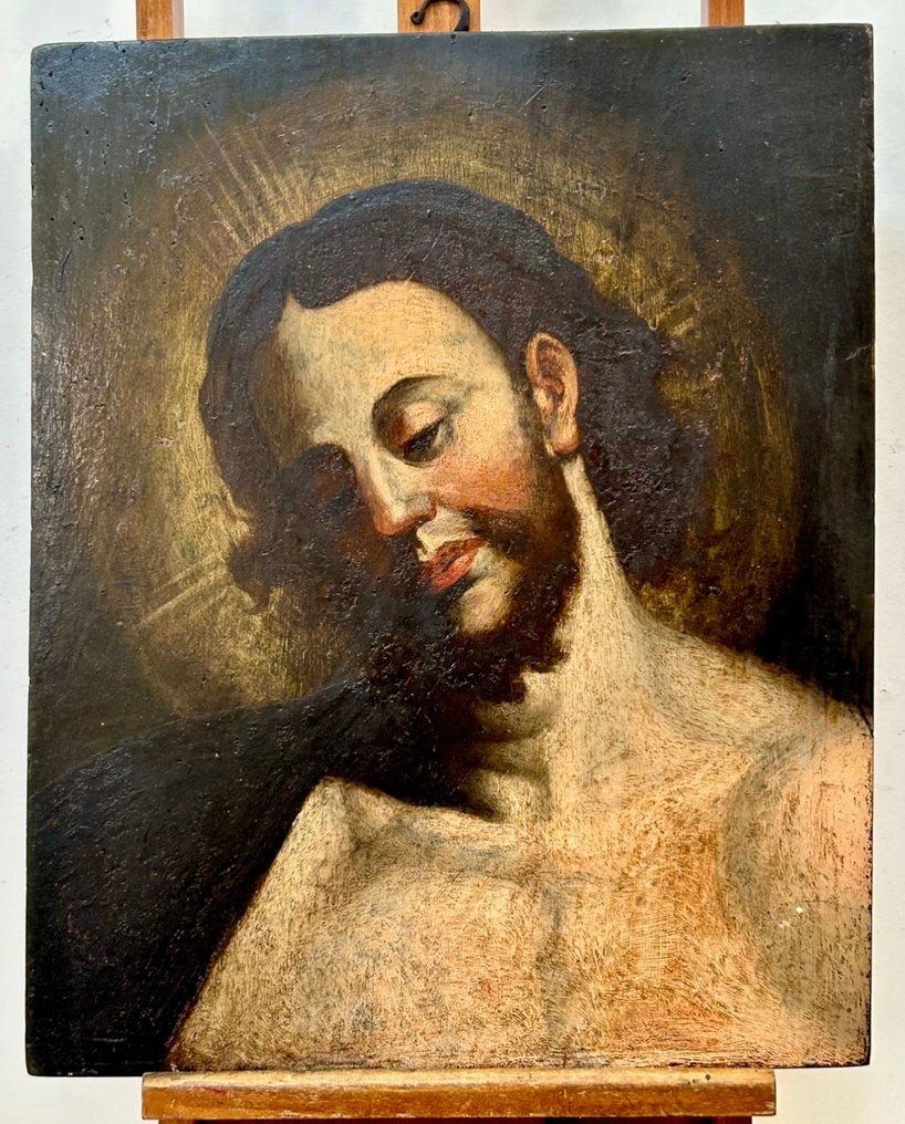 Scuola italiana (XVI-XVII) - Cristo dolente - Imago Pietatis #3.2