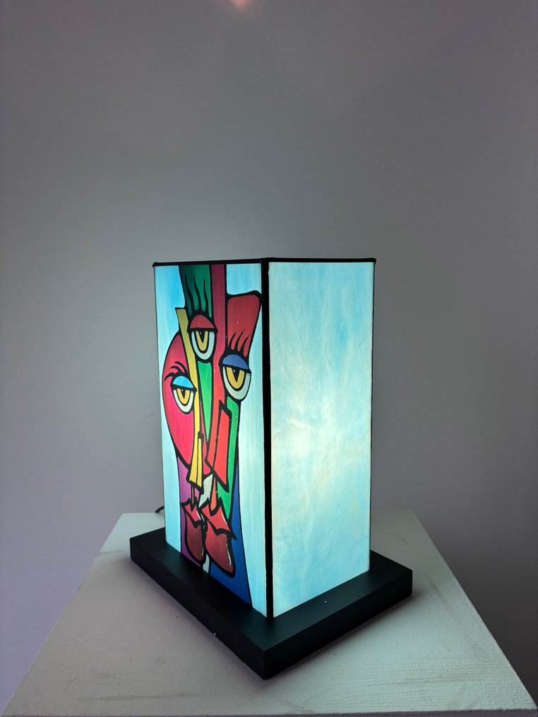 Lampa stołowa - Witraż - Picasso #2.1