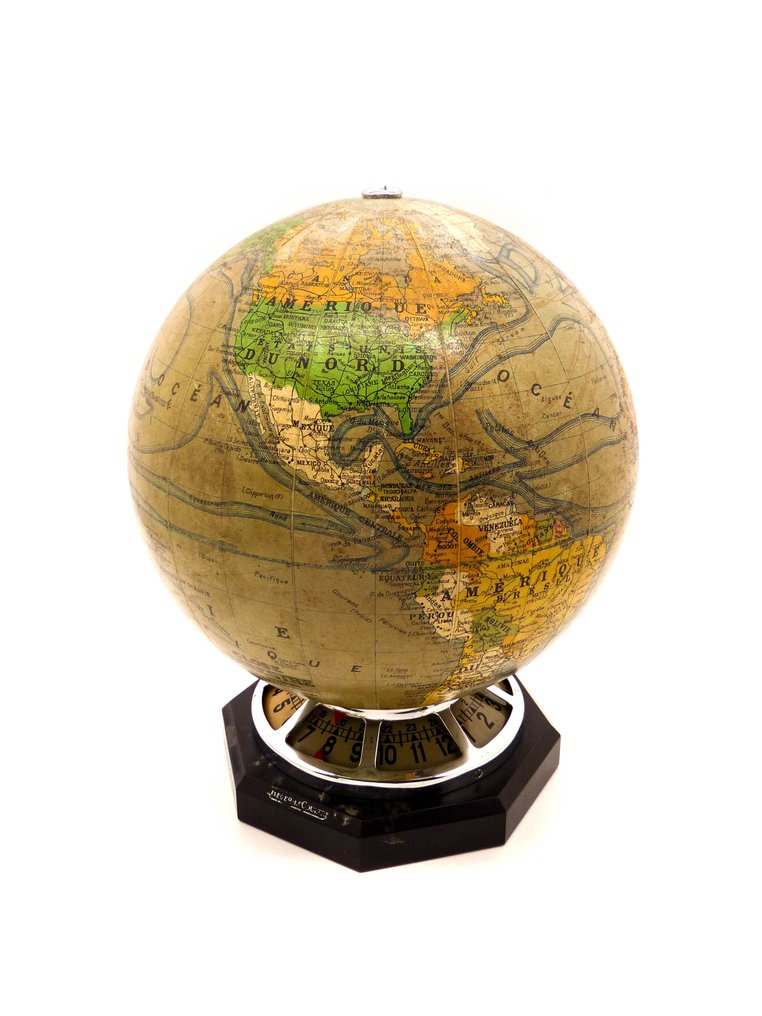 Επιτραπέζιο ρολόι - Jaeger-LeCoultre -   Χρώμιο και Μάρμαρο - 1930-1940 #1.0