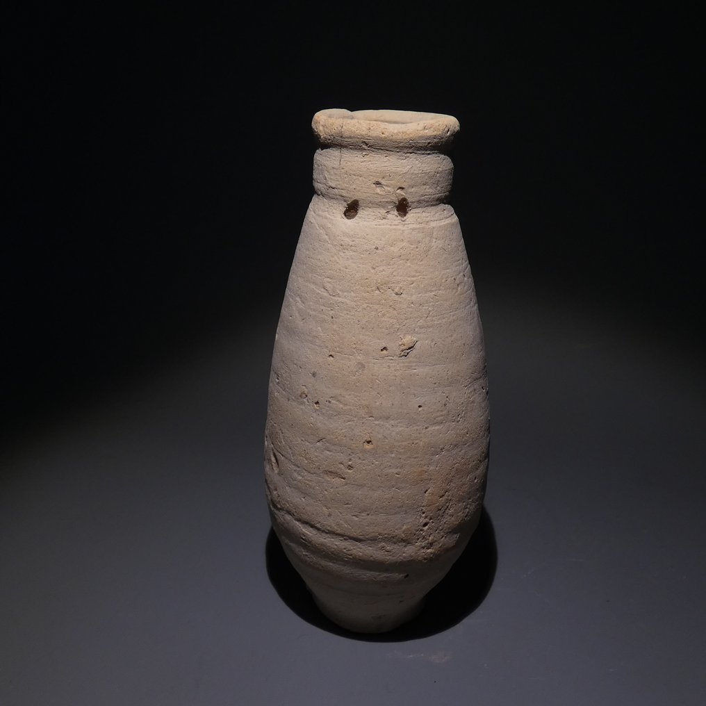 古罗马 Terracotta 罐。14.5厘米 高。公元1至2世纪 (没有保留价) #2.1