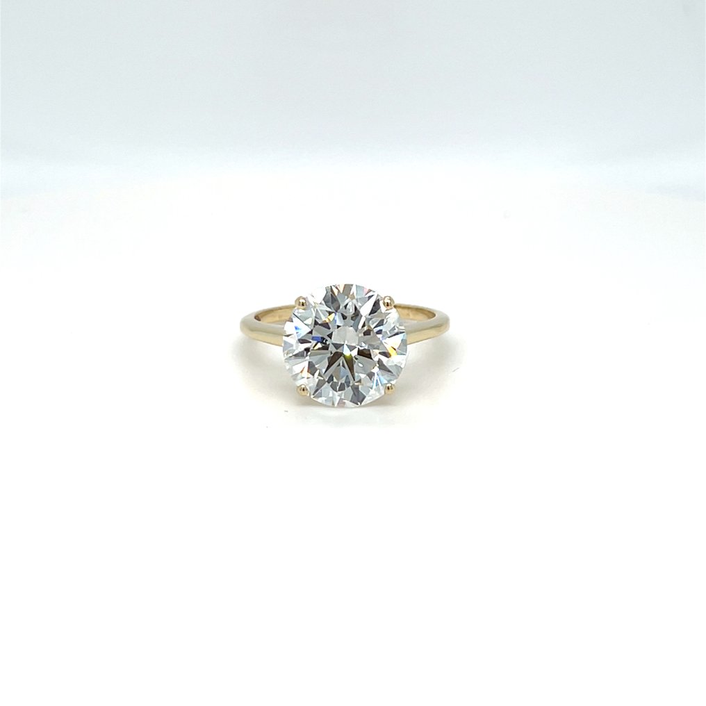 Sans prix de réserve - Bague - 14 carats Or jaune -  1.51ct. tw. Diamant (Cultivé en laboratoire) #1.0