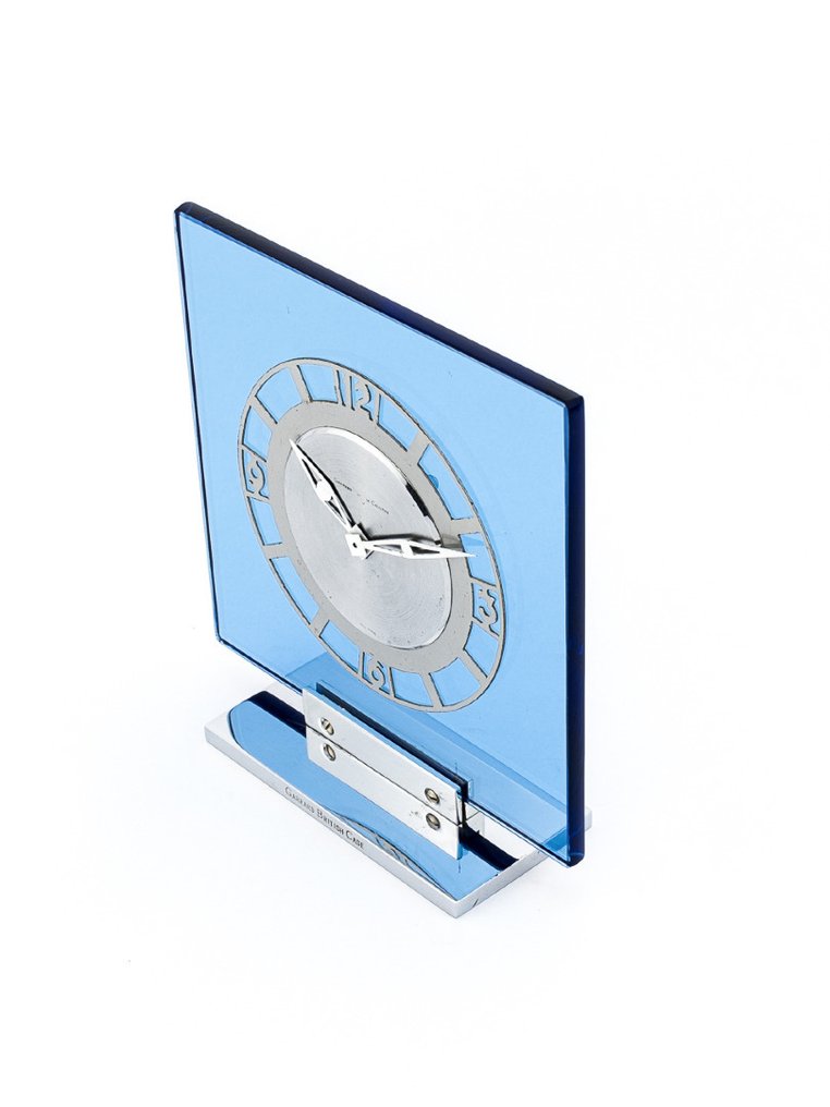 Table clock - Jaeger-LeCoultre -   Glass and chrome - 1930-1940 #1.0