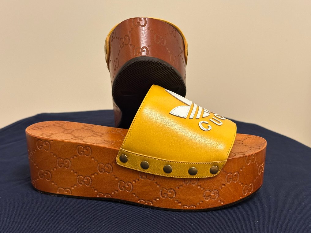 Gucci - 高跟凉鞋 - 尺寸: EU 38.5 #1.0