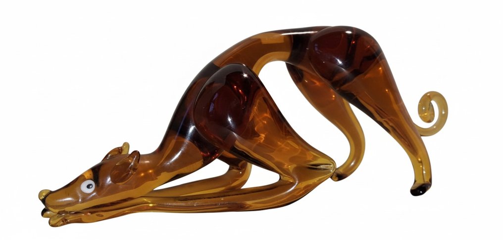 IVAM - Statuette - Animale in vetro soffiato Levriero - Glas #3.2