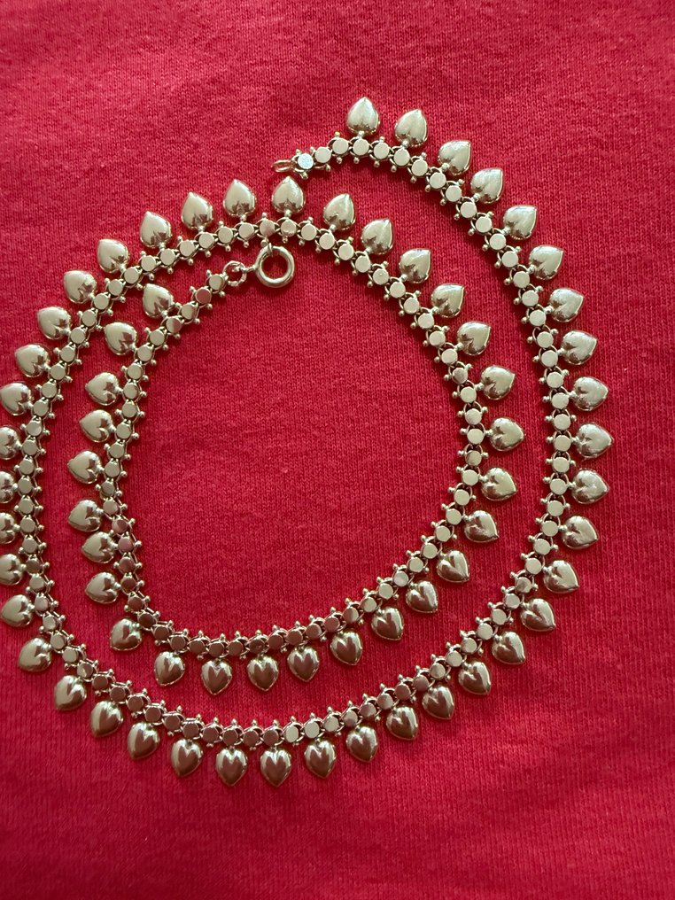 貼頸頸鏈 - 19.2克拉 黃金 #2.1