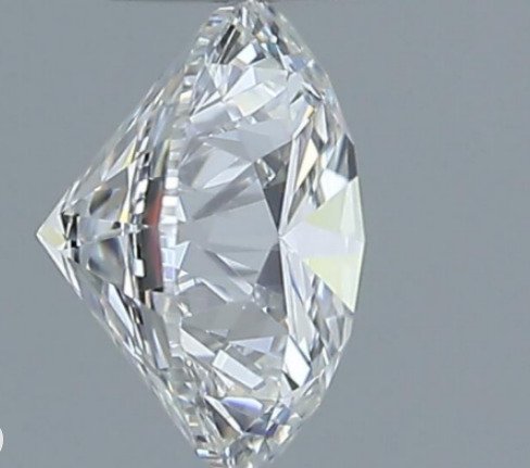 1 pcs Diamond (Natural) - 0.53 ct - Round - F - VS1 - Gemological Institute of America (GIA) #1.0