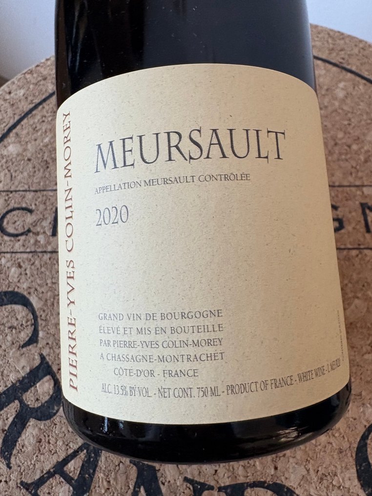 2020 Pierre Yves Colin Morey - Meursault - 1 Butelka (0,75 l) #1.0