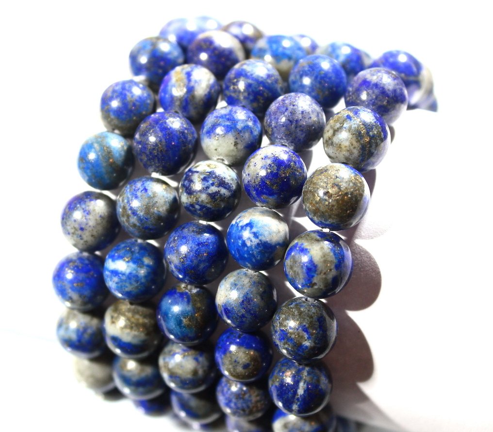 克 161.0 青金石手链 弧面形- 161 g - (5) #3.2