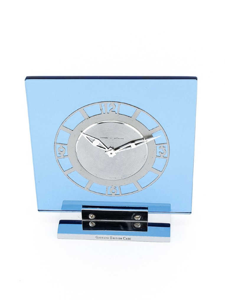 Table clock - Jaeger-LeCoultre -   Glass and chrome - 1930-1940 #1.0