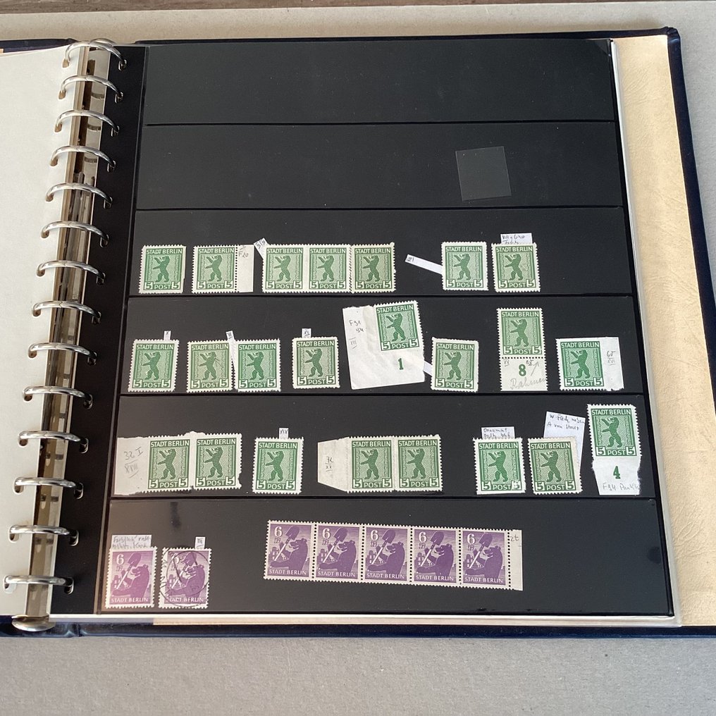 Allied Occupation - Germany (Soviet zone) 1945/1948 - Collection SBZ, somewhat specialized towards emission rate with particulate matter. - Michel #3.2