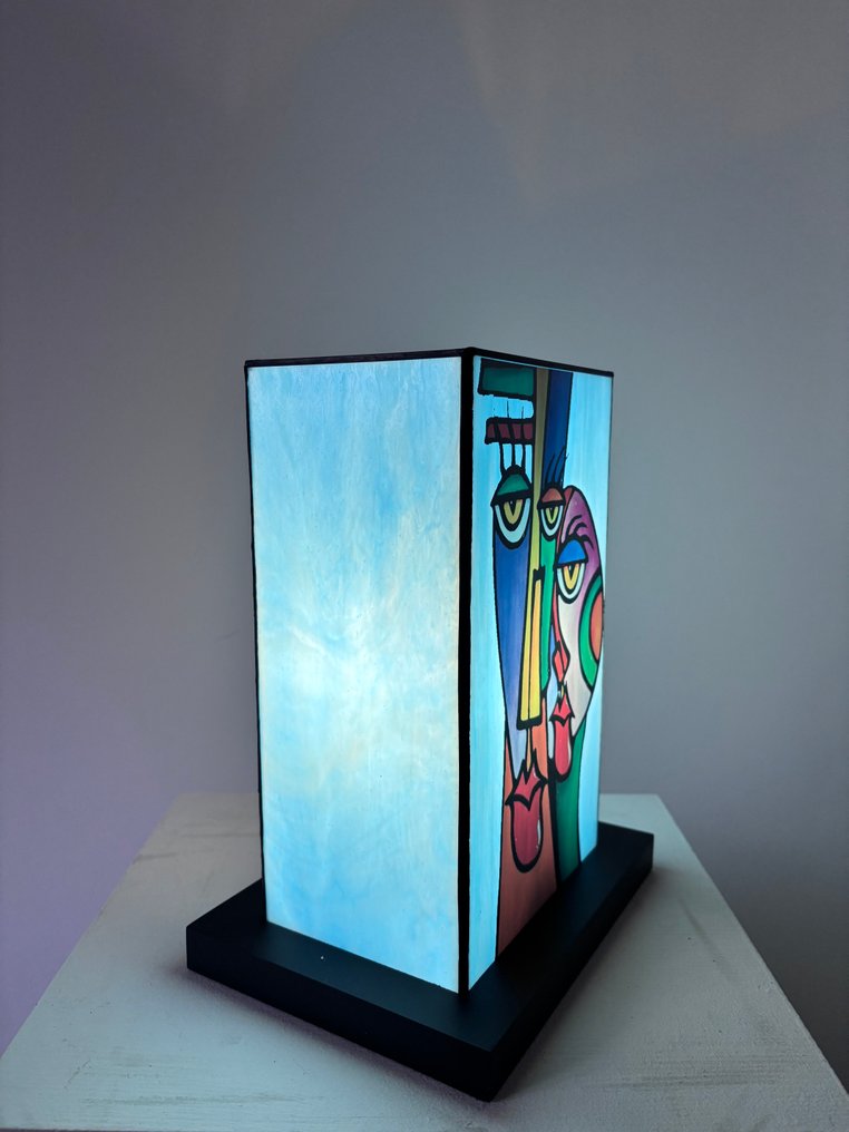 Lampa stołowa - Witraż - Picasso #1.0