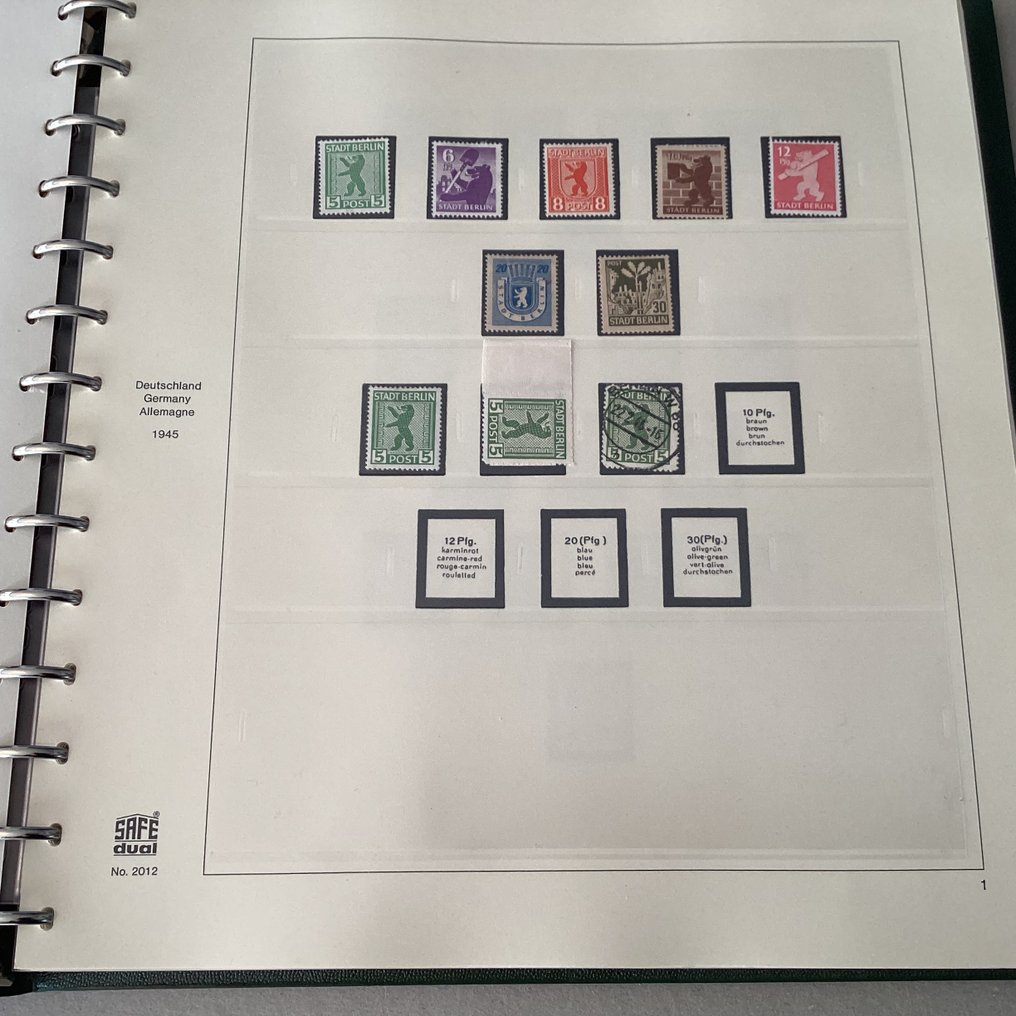 Allied Occupation - Germany (Soviet zone) 1945/1960 - Safe album with basic collection SBZ and Berlin - Michel #2.1