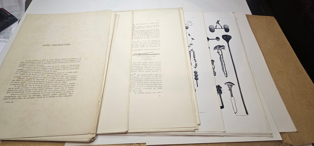 Musée du Congo, Tervuren - Notes analytiques sur les Collections Ethnographiques du Musée du Congo - Tome -1-3 - 1901-1910 #3.2