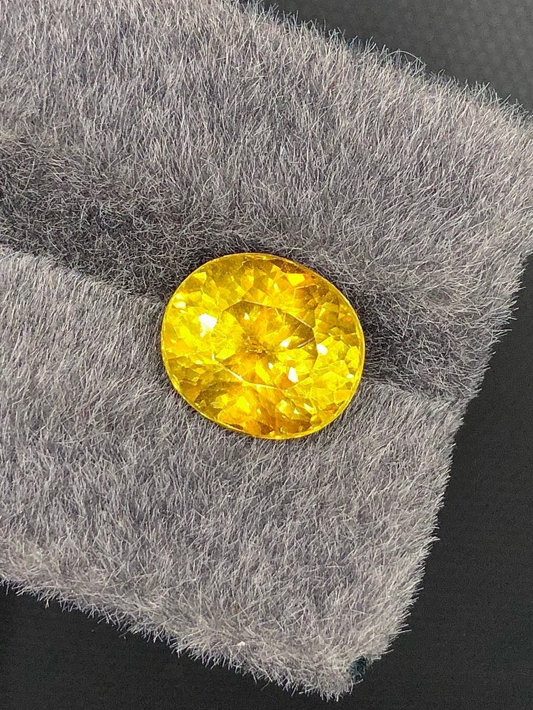 没有保留价 - 1 pcs 黄色 闪锌矿 - 5.73 ct - 国际有色宝石协会(ICA GemLab) #1.0