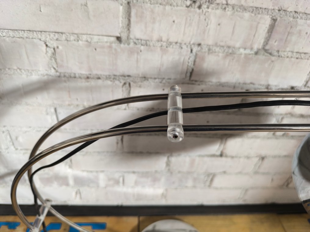 Lampada da tavolo - Cromato, Metallo #4.3