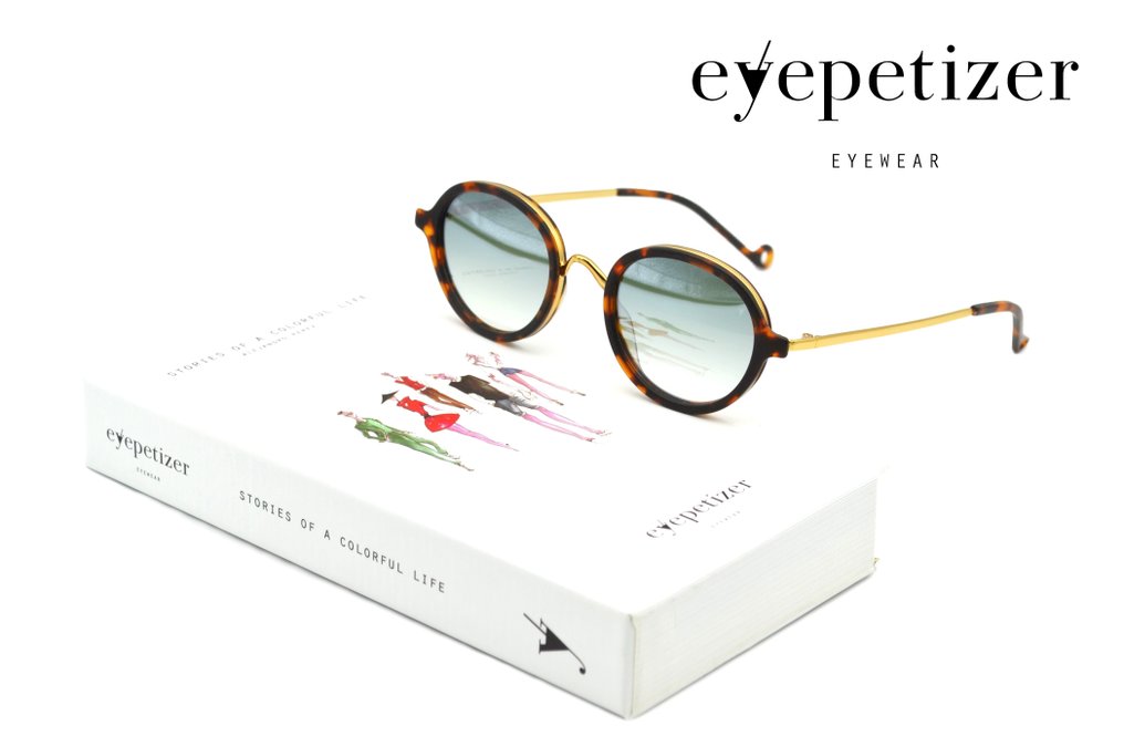 Other brand - EYEPETIZER - Made in Italy - Round Design - Acetate & Gold Metal - *New* - Gafas de sol #1.0