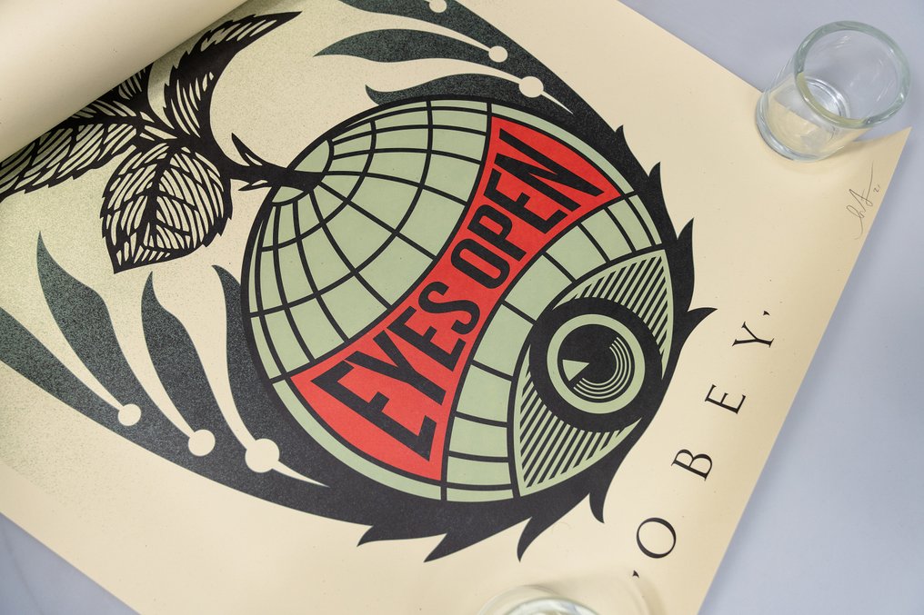 Shepard Fairey (OBEY) (1970) - Eyes Open - Signed Offset Lithograph #3.2