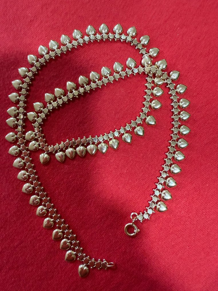 貼頸頸鏈 - 19.2克拉 黃金 #3.2