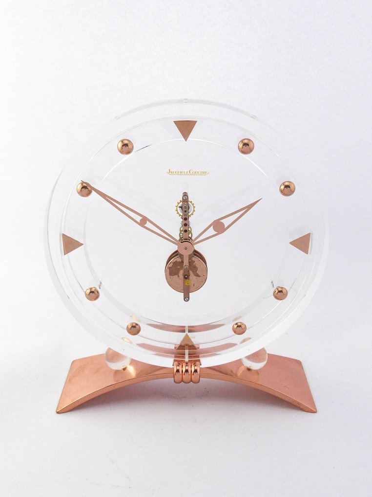 Επιτραπέζιο ρολόι - Jaeger-LeCoultre - Plexy-/ Acryl και Messing επικαλλυμμένο με χαλκό. - 1950-1960 #2.1