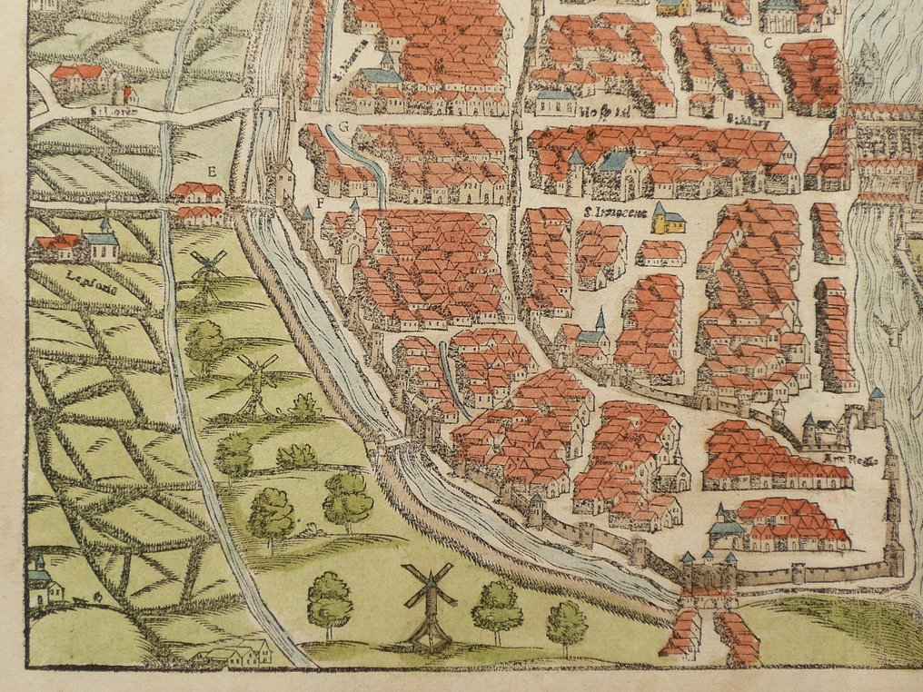 France - Paris; Sebastiaan Münster - Lutezia citta de Parigini celebratissima per tutto 'l Mondo - 1561-1580 #4.3