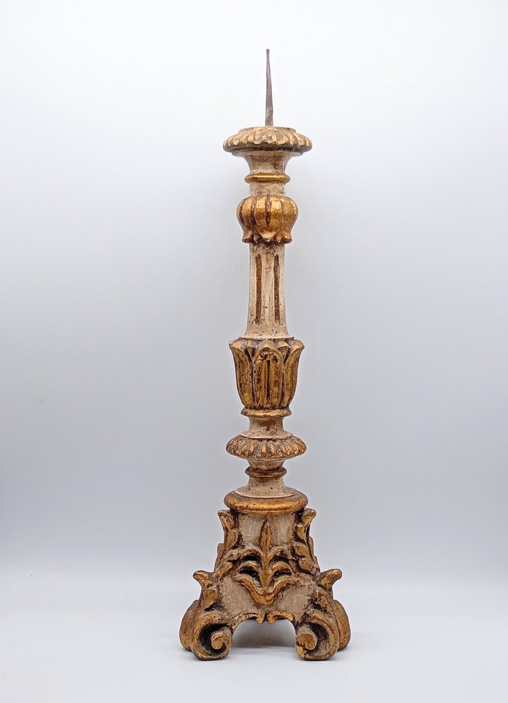 Candlestick - Gold leaf - 50 cm #1.0