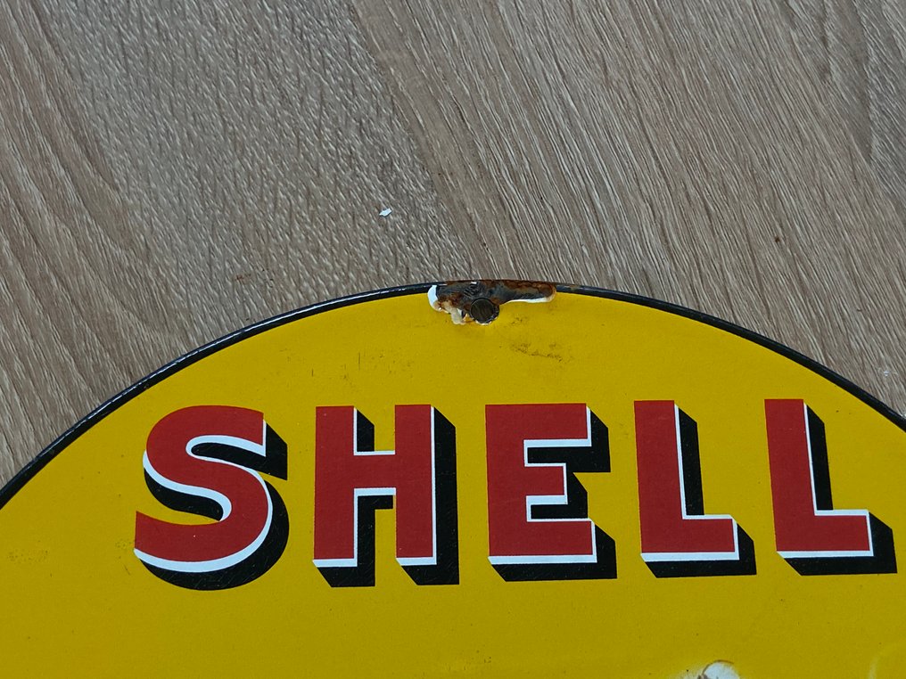 Sign - Shell - « Gasoline » #2.1