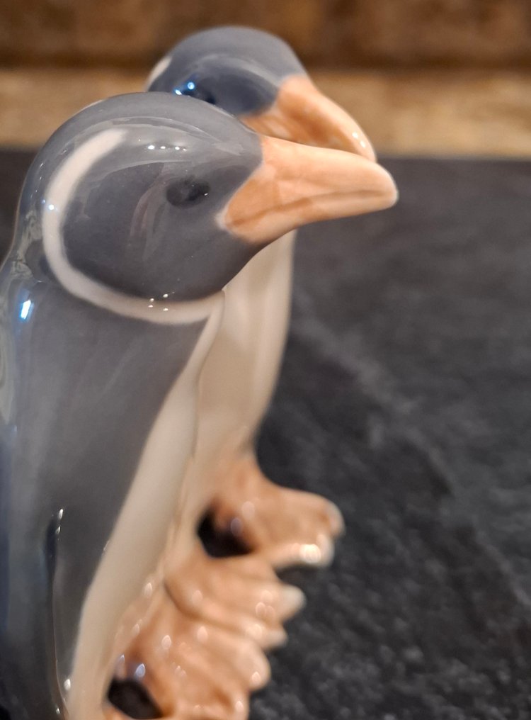 Royal Copenhagen - Figure - Pair of Penguins - Porcelain #4.3