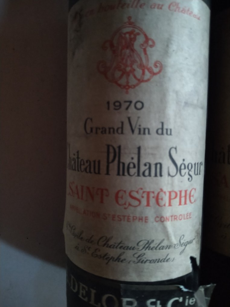1970 & 1971 Château Phélan Ségur - Saint-Estèphe - 2 Bottles (0.75L) #2.1