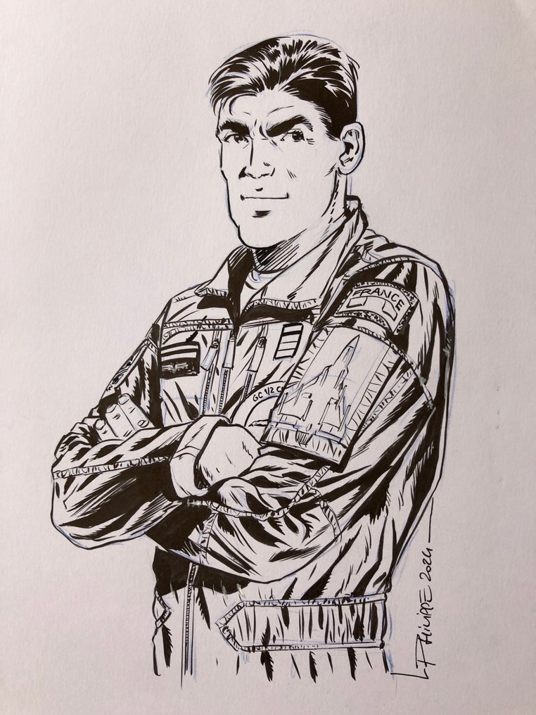 Phillipe, Sébastien - 1 Original drawing - Tanguy et Laverdure - 2024 #1.0