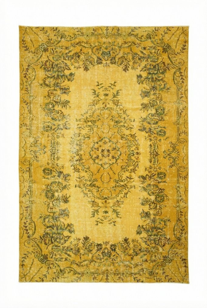 Κίτρινο 'Gold' κλασικό - Χαλί - 260 cm - 170 cm - με πιστοποιητικό #1.0