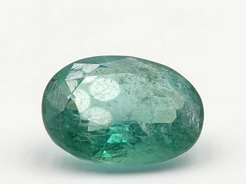 χωρίς τιμή ασφαλείας - 1 pcs  Πράσινο Σμαράγδι  - 3.18 ct - Antwerp Laboratory for Gemstone Testing (ALGT) - Χωρίς τιμή ελάχιστης αποδοχής #4.3