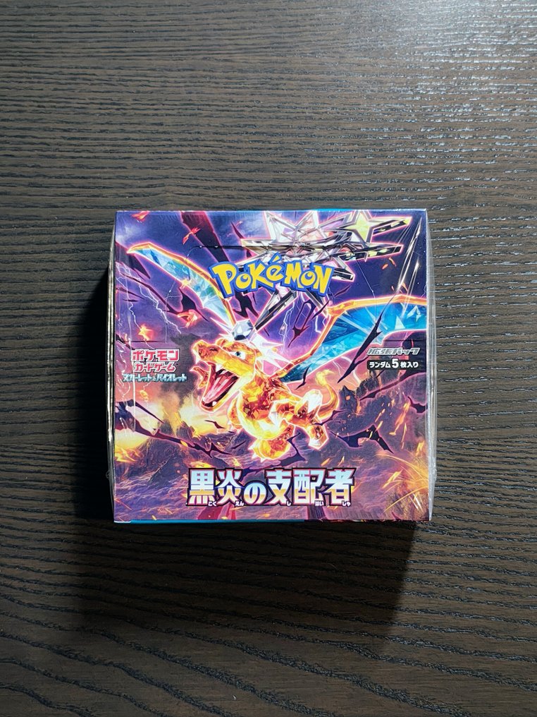 Pokémon - 1 Booster box - The Ruler Of Black Flame - Booster Box Sealed - JAP - Scarlet & Violet - Obsidian Flames #1.0