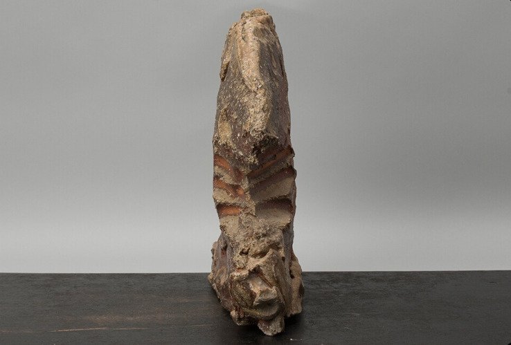 “Gan Gan”（岩上岩）——宏伟的雕塑花器 - 陶瓷 - 安食ひろ Ajiki Hiro (1948-) - 日本 - 1900-2000 #3.2