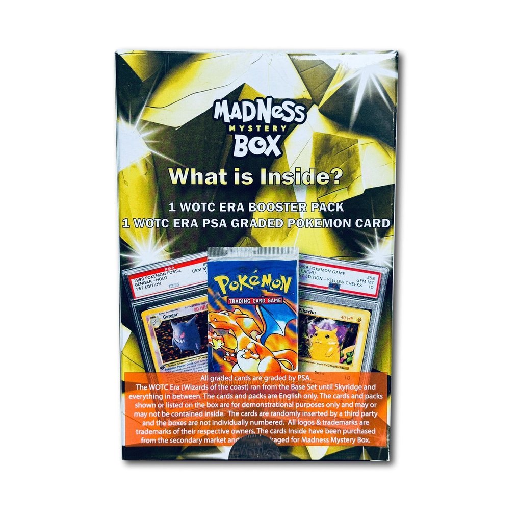 Pokémon Mystery box - WOTC Only - Graded Card & Pack - Madness Mystery Box - Pokémon #2.1