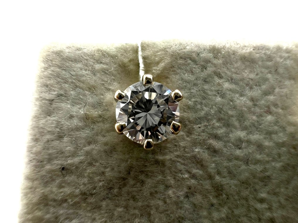 没有保留价 - 耳环 - 18K包金 白金 - 0.50ct. tw. 钻石 (天然) #3.2