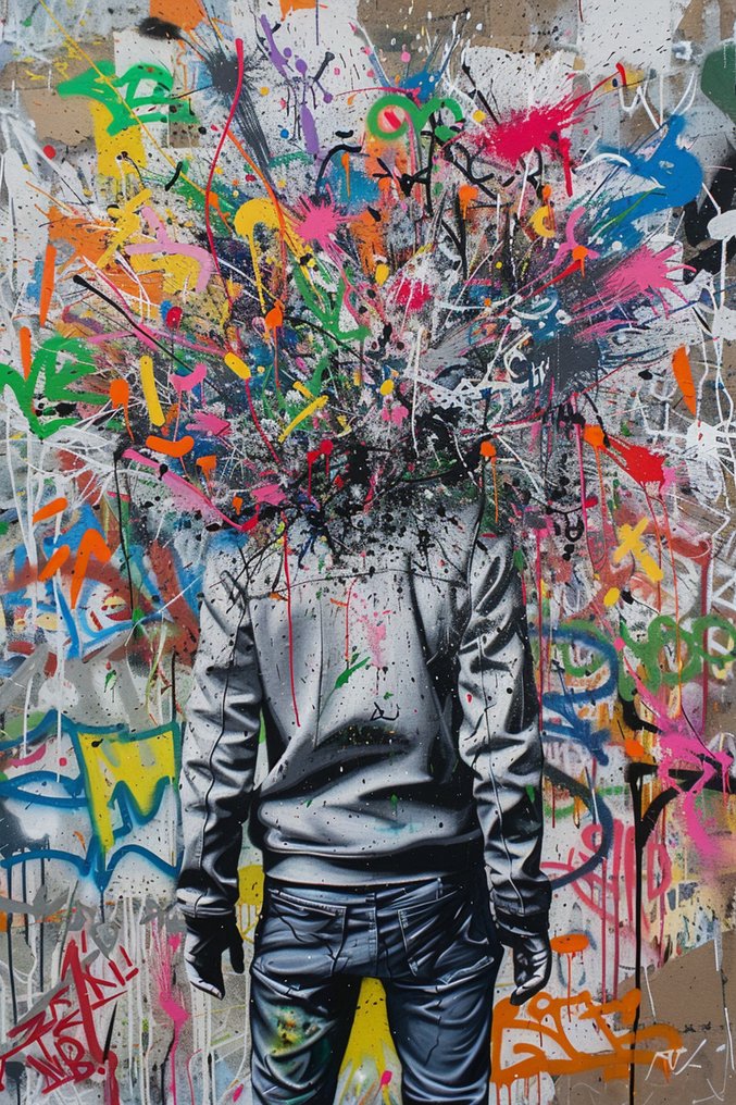 Dine Chanima (XX-XXI) - (XXL) Giant Graffiti Vortex #2.1