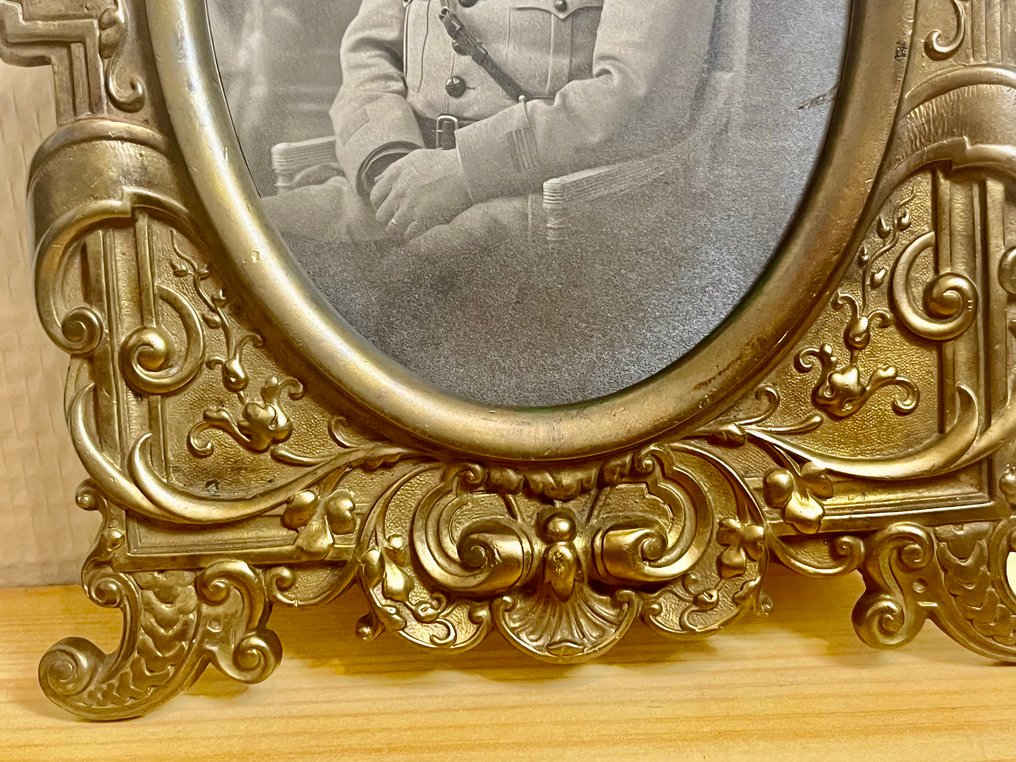 atelier de fonderie vers 1900 - Picture frame  - Bronze #4.3