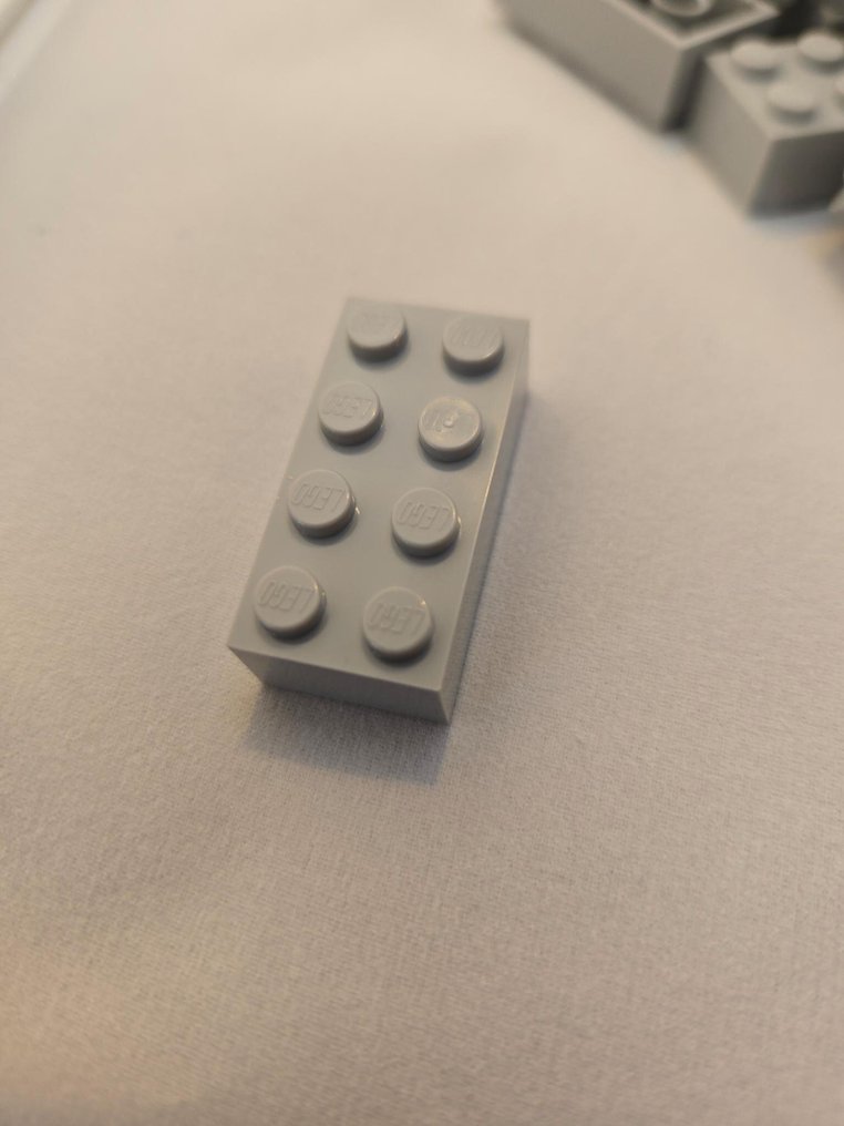 LEGO - Toy New Brick 2 x 4 Light Bluish Gray 200pcs #3.2