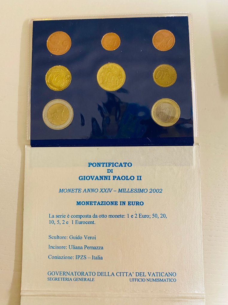 Vatican. Year Set (BU) 2002 - 2005 - 2006 - 2014 - 2017 (No Reserve Price) #4.3