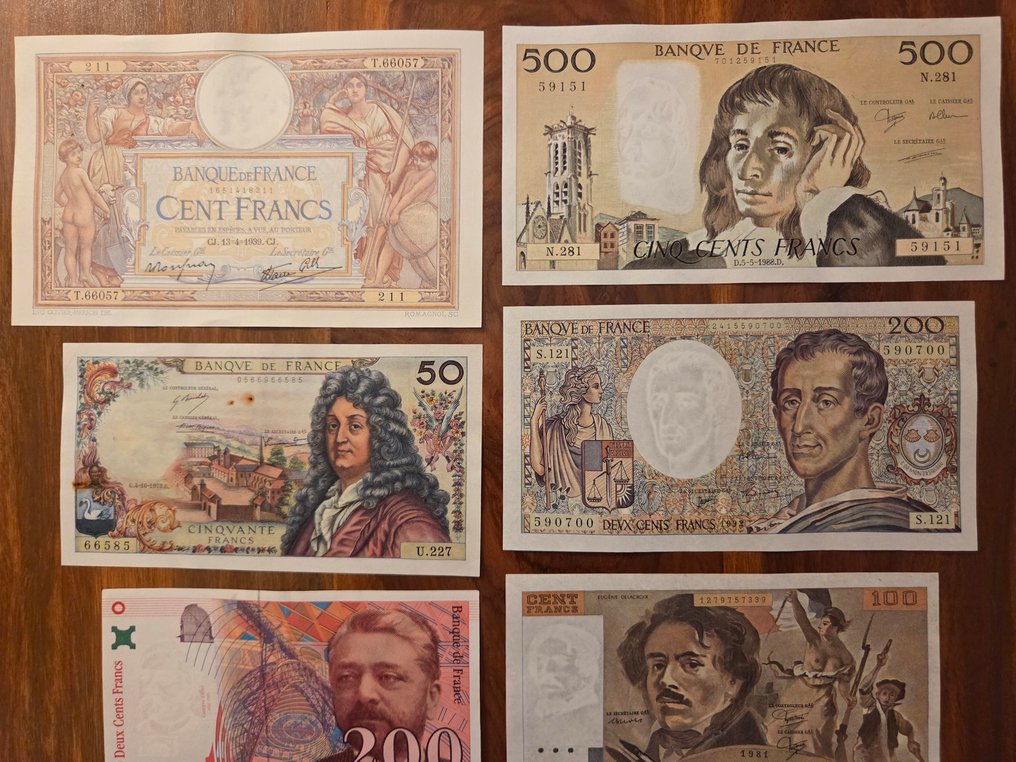 France. - 8 banknotes - various dates  (No Reserve Price) #3.2