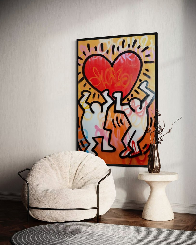 Gunnar Zyl - Heart / Keith Haring & Zyl XXL #2.1