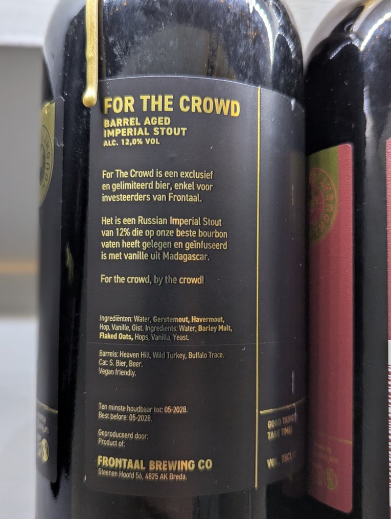 Frontaal - 2023-2024 For The Crown Limited Edition - 75cl -  2 bottles  #3.2