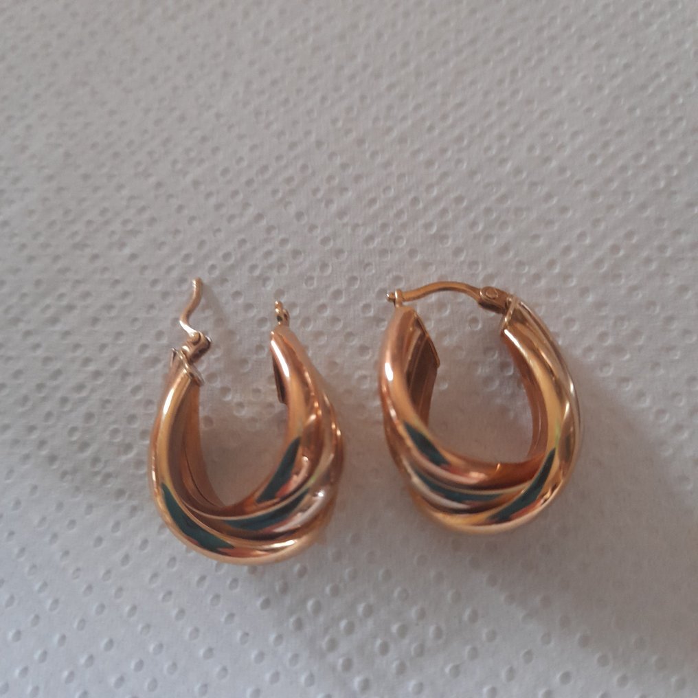 耳环 - 18K包金 黄金 #2.1