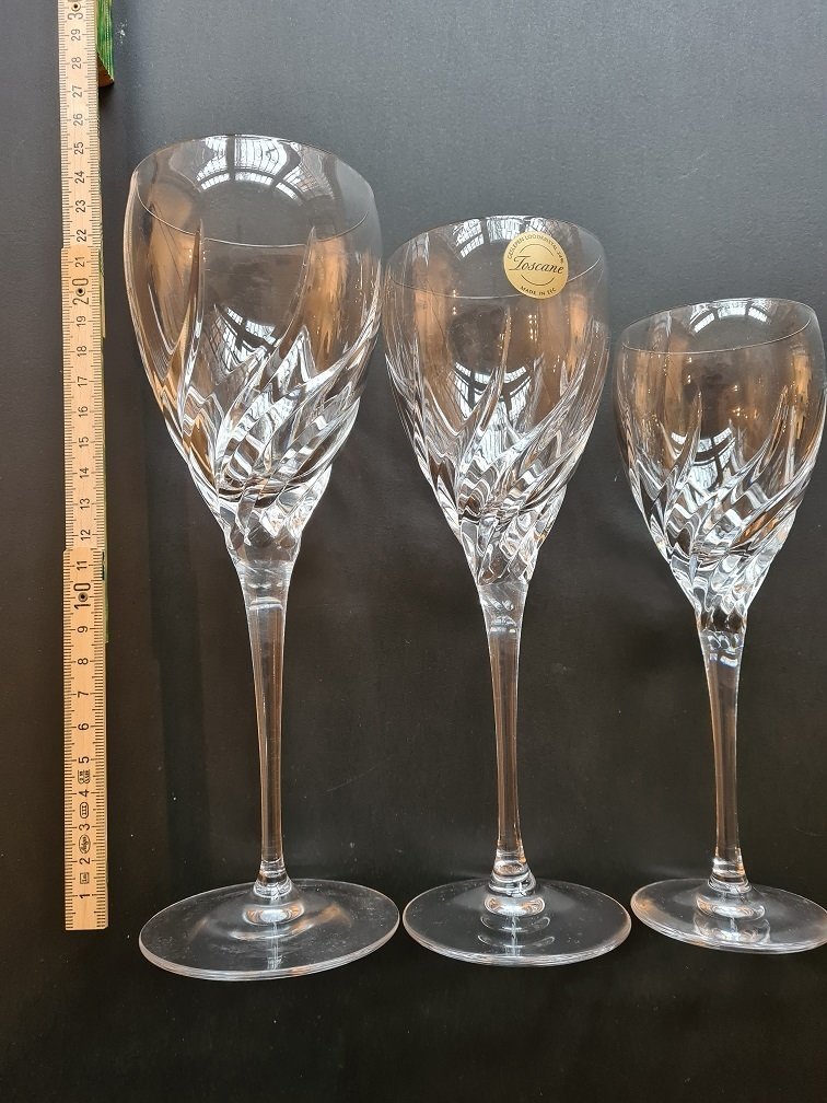 Conjunto de copos de bebidas diversas (40) - Toscane - Cristal #1.0