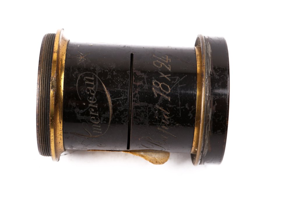 American 8x10 brass lens Messing linse #2.1