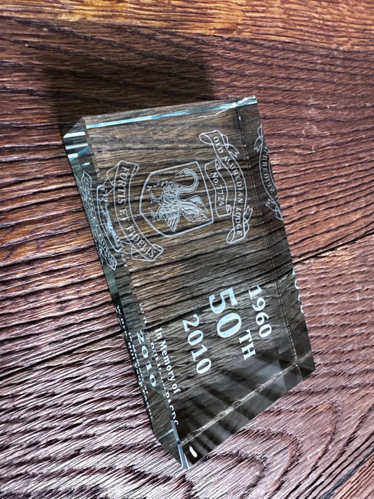 Masonic Paper Weight - Βάρος χαρτιού - Γυαλί, Κρύσταλλο #1.0