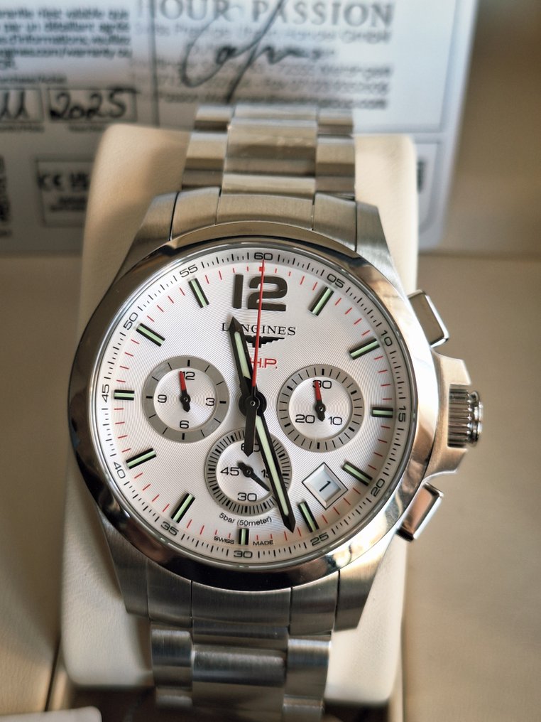 Longines - Conquest Chronograph V.H.P. L3.717.4 New 2 Years Guarantee - 49840621 - Férfi - 2020+  #1.0